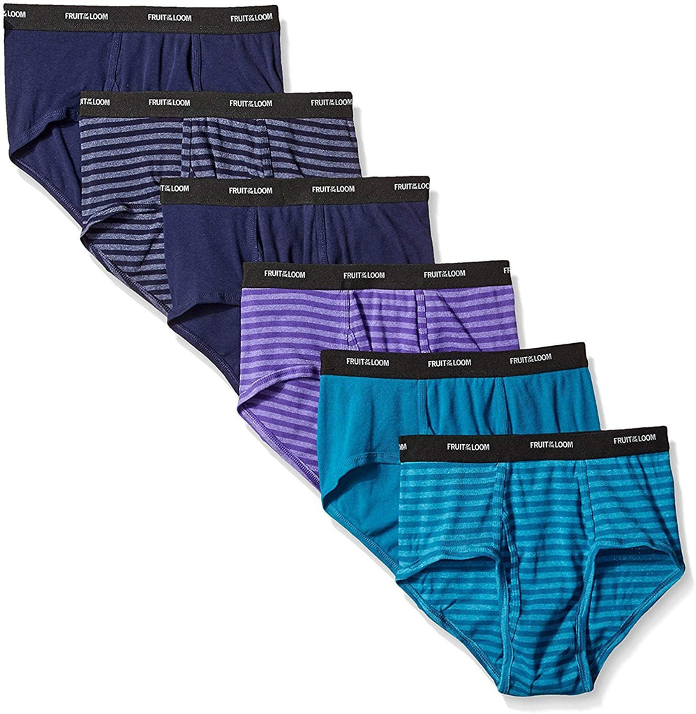 Fruit of the Loom Men's Fashion Brief Assorted (Pack of 6)