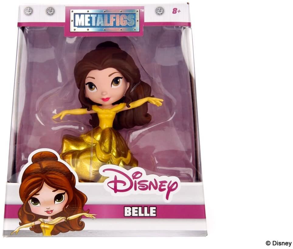 Jada Toys Metals Disney Princess Belle Gold Gown Collectible Toy Figure