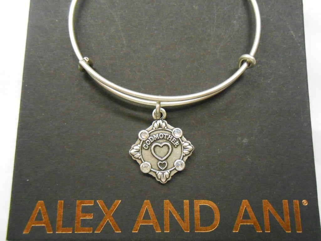 Alex and Ani Womens Because I Love You Godmother III Bangle