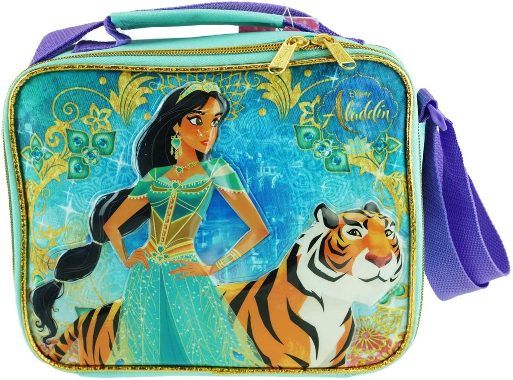 Disney's Princess Jasmine Insulated Lunch Box With Adjustable Shoulder Straps - Magic Lamp - A17328