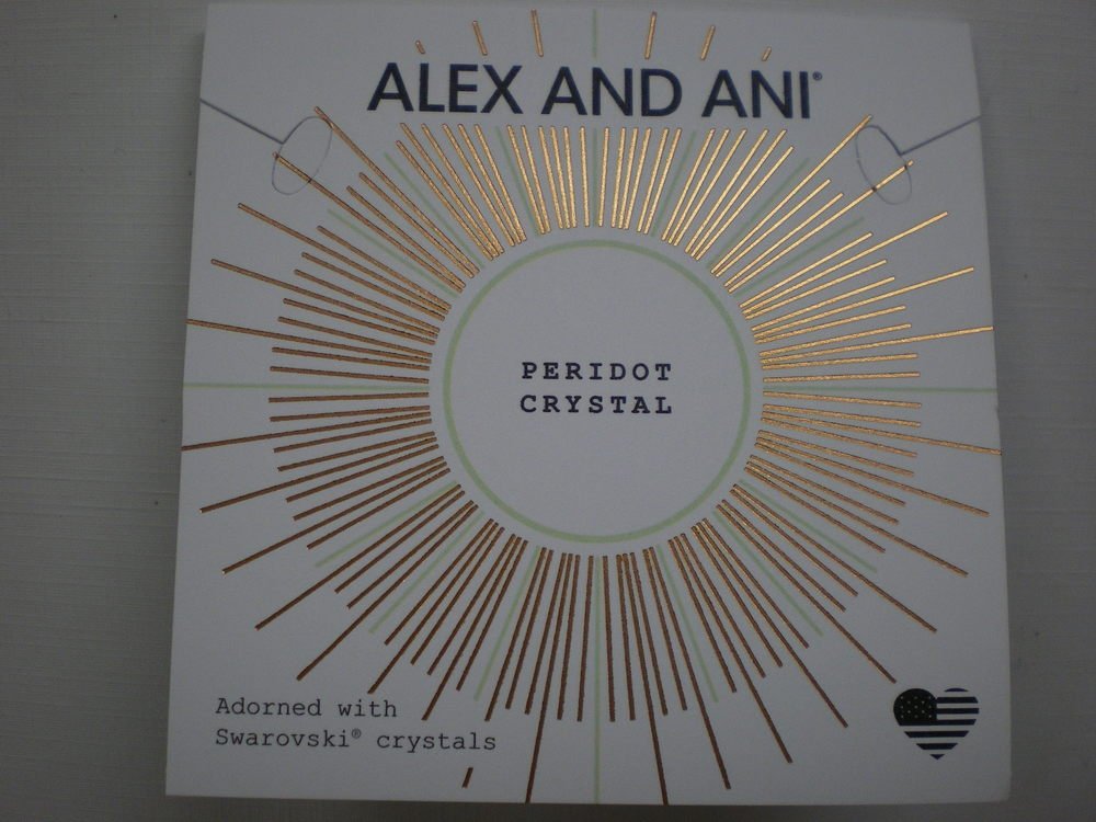Alex and Ani Womens Swarovski Teardrop Color Code Bangle September/Rafaelian Gold/Sapphire