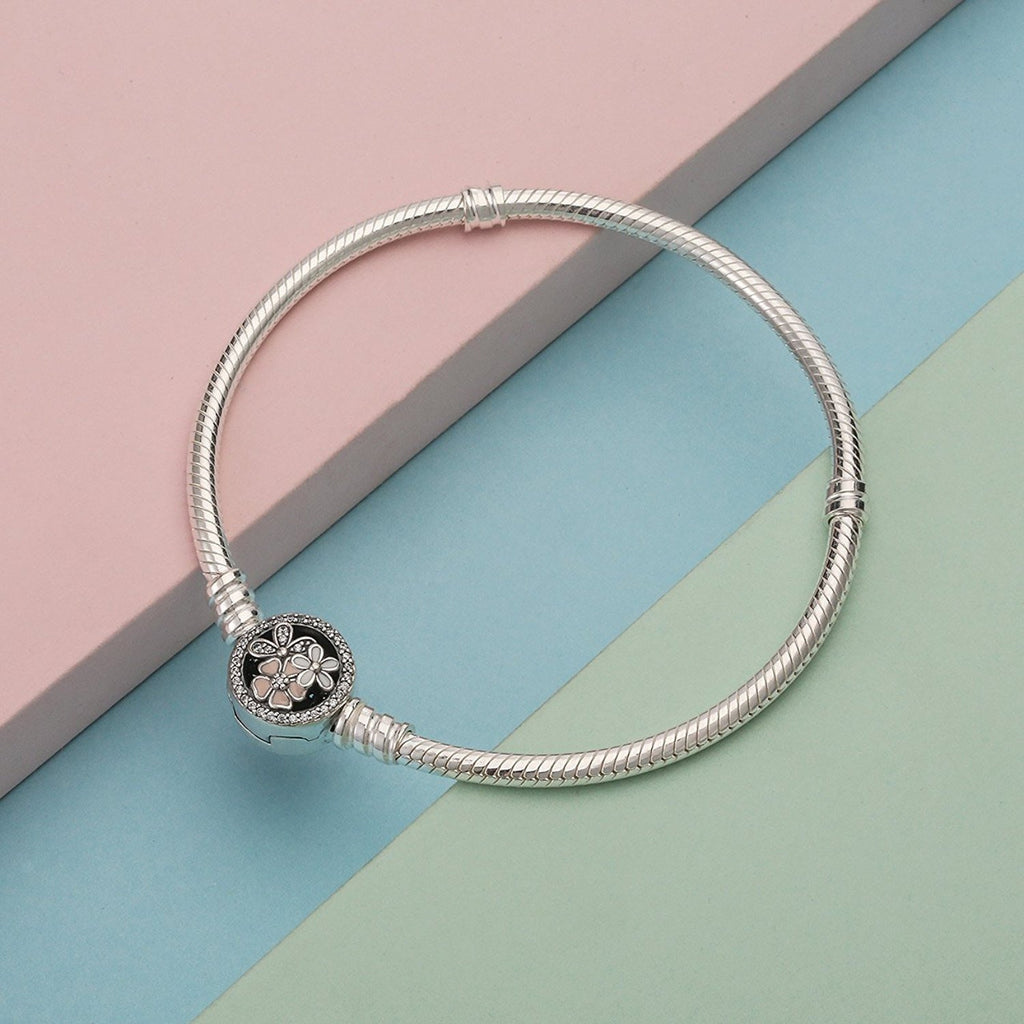 PANDORA Poetic Blooms Bracelet, Mixed Enamels & Clear CZ 590744CZ