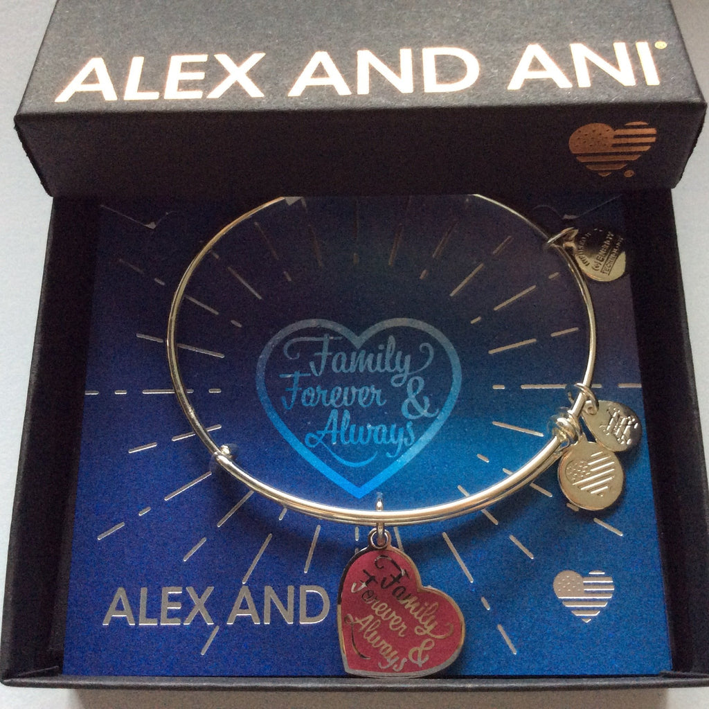 Alex and Ani Womens Family Forever Always Bangle