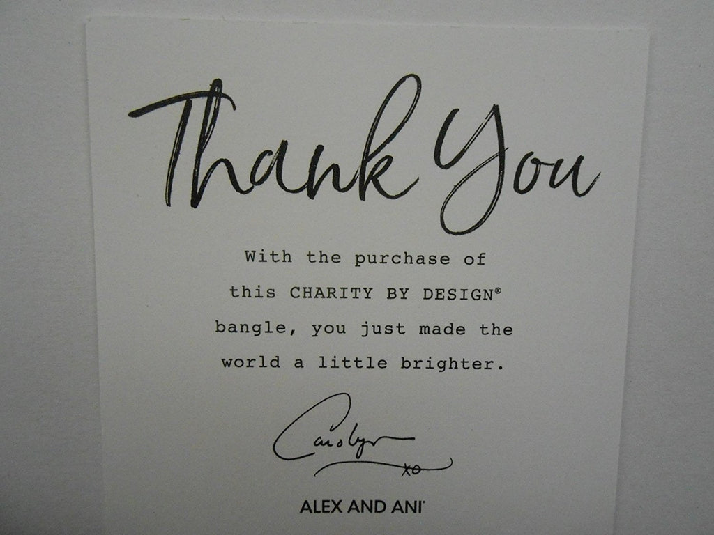 Alex and Ani Charity Design, True Wish EWB Bangle Bracelet