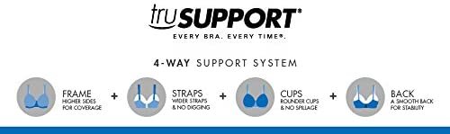 Playtex Women's Plus Size Front-Close Bra with Flex Back