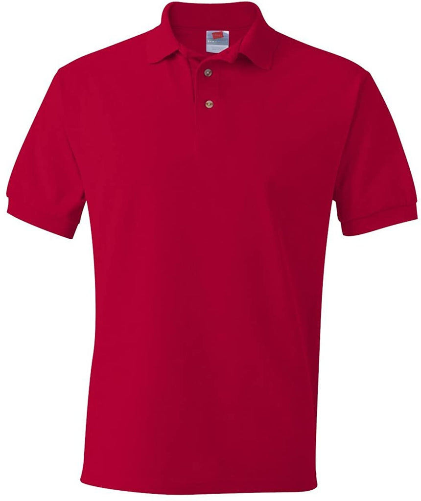 Hanes Men's EcoSmart Comfortsoft Blended Jersey Sport Polo Shirt