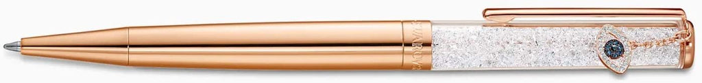 Swarovski Evil Eye Ballpoint Pen, White, Rose-Gold Tone Plated
