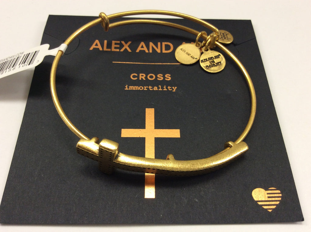 Alex and Ani Womens Spiritual Armor Cross Bangle