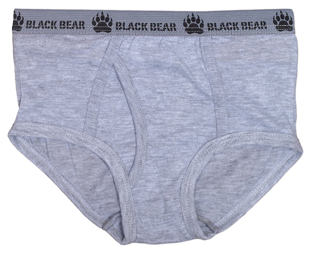 Black Bear Boys' Underwear Briefs (Pack of 6)
