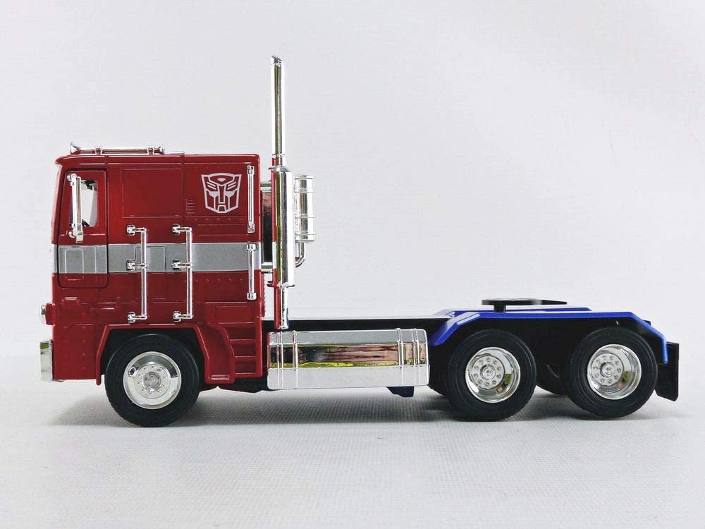 Jada Toys Transformers G1 1:24 Nemesis Prime Die-cast Car, Toys for Kids and Adults , Black