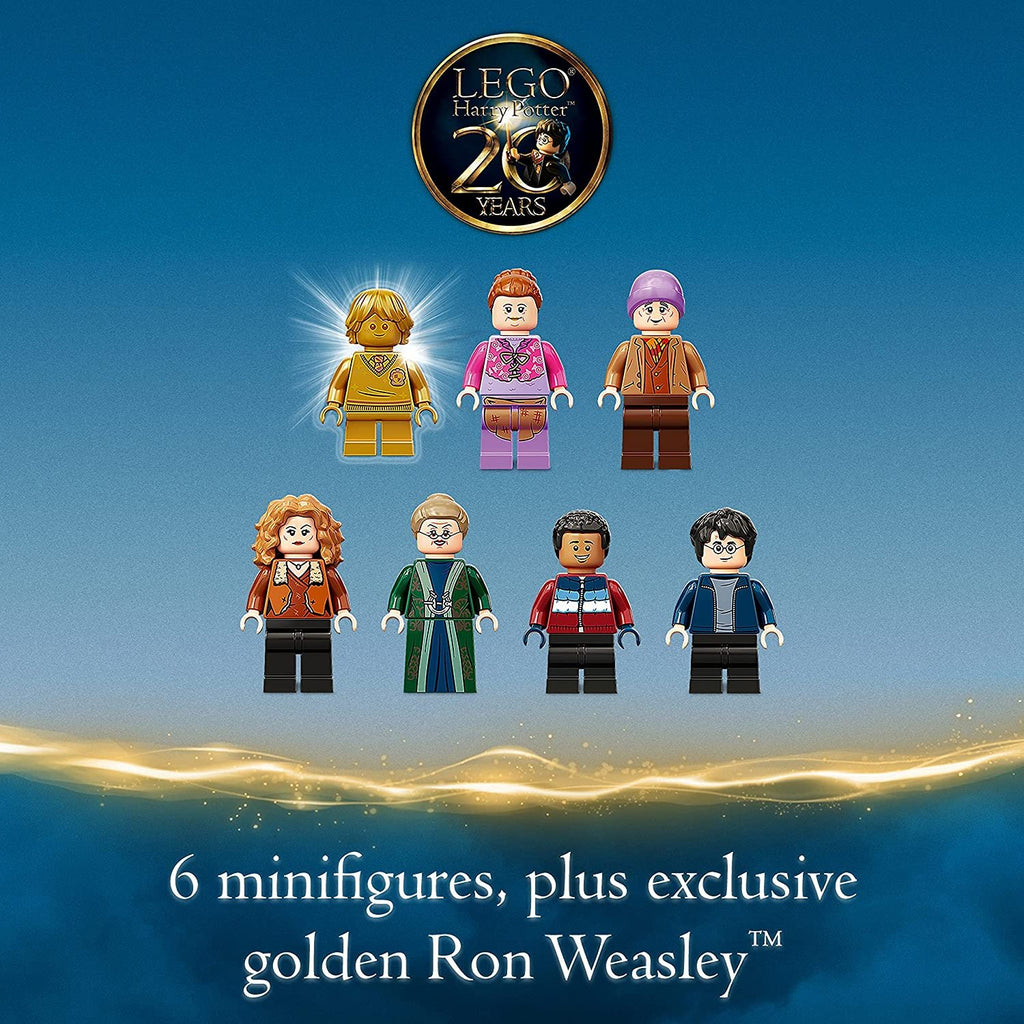 LEGO 76388 Harry Potter Hogsmeade Village Visit 20th Anniversary Set with Collectible Golden Minifigure