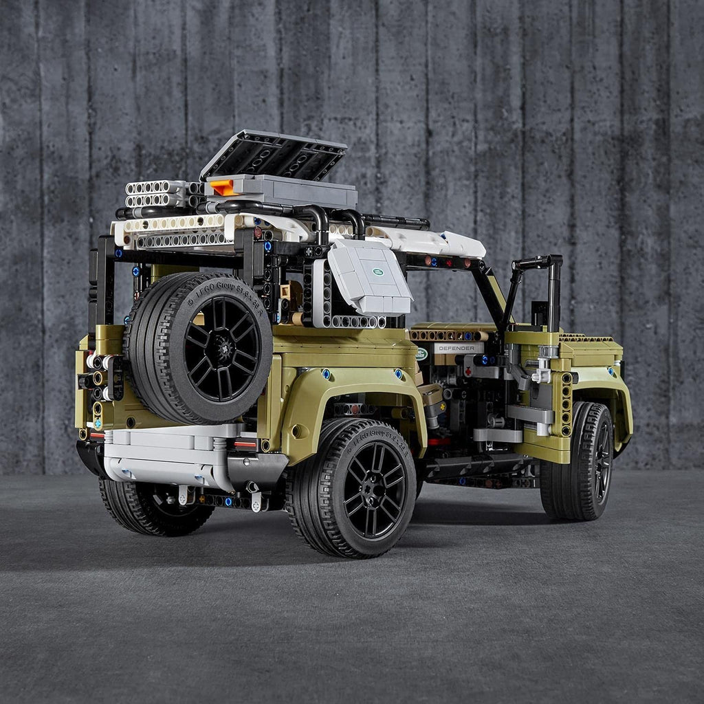 LEGO 42110 Technic Land Rover Defender Off Road 4x4 Car, Exclusive Collectible Model, Enhanced Building Set