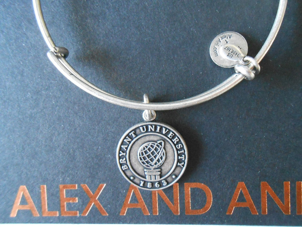 Alex and Ani Bryant University Logo Expandable Bangle Bracelet