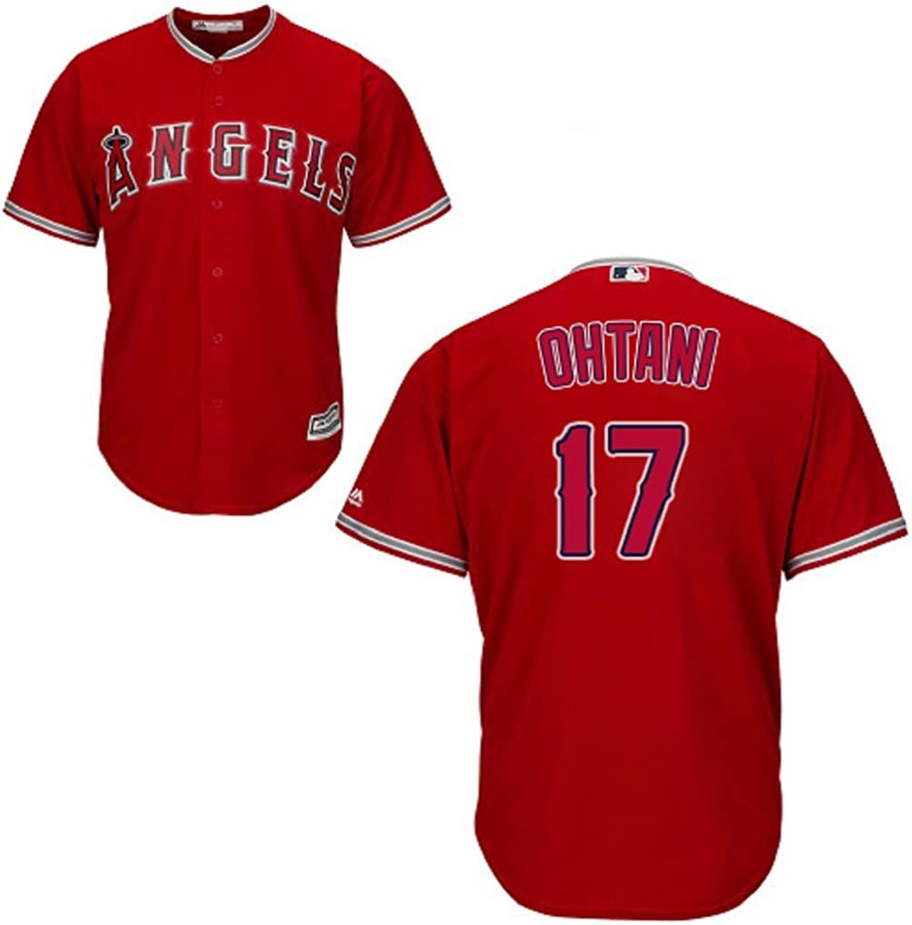 Shohei Ohtani Los Angeles Angels #17 MLB Youth Alternate Jersey Red (Youth Small 8)