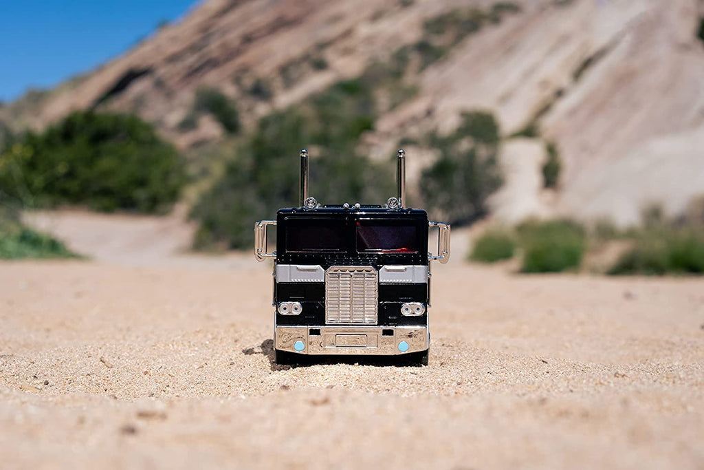 Jada Toys Transformers G1 1:24 Nemesis Prime Die-cast Car, Toys for Kids and Adults , Black