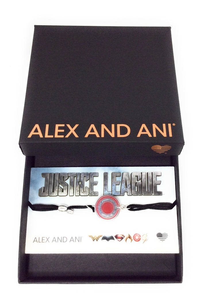 Alex and Ani CYBORG Kindred Cord Justice League Bracelet Sterling Silver NWTBC