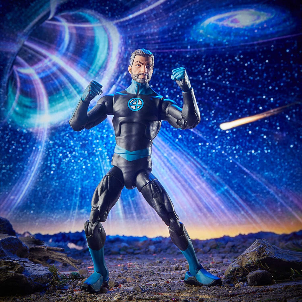 Hasbro Marvel Legends Series Fantastic Four 6" Collectible Action Figure Mr. Fantastic Toy, Premium Design & 2 Accessories, 1 Build-A-Figure Part