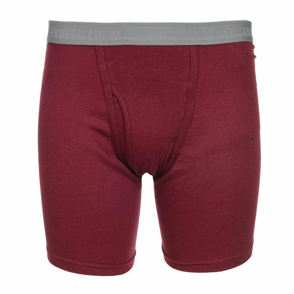 Fruit of the Loom 12-Pack Mens Boxer Briefs Underwear RANDOM COLORS