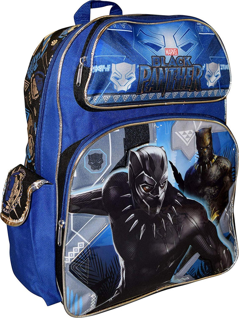 Marvel Black Panther Deluxe Embossed 16" School Bag Backpack