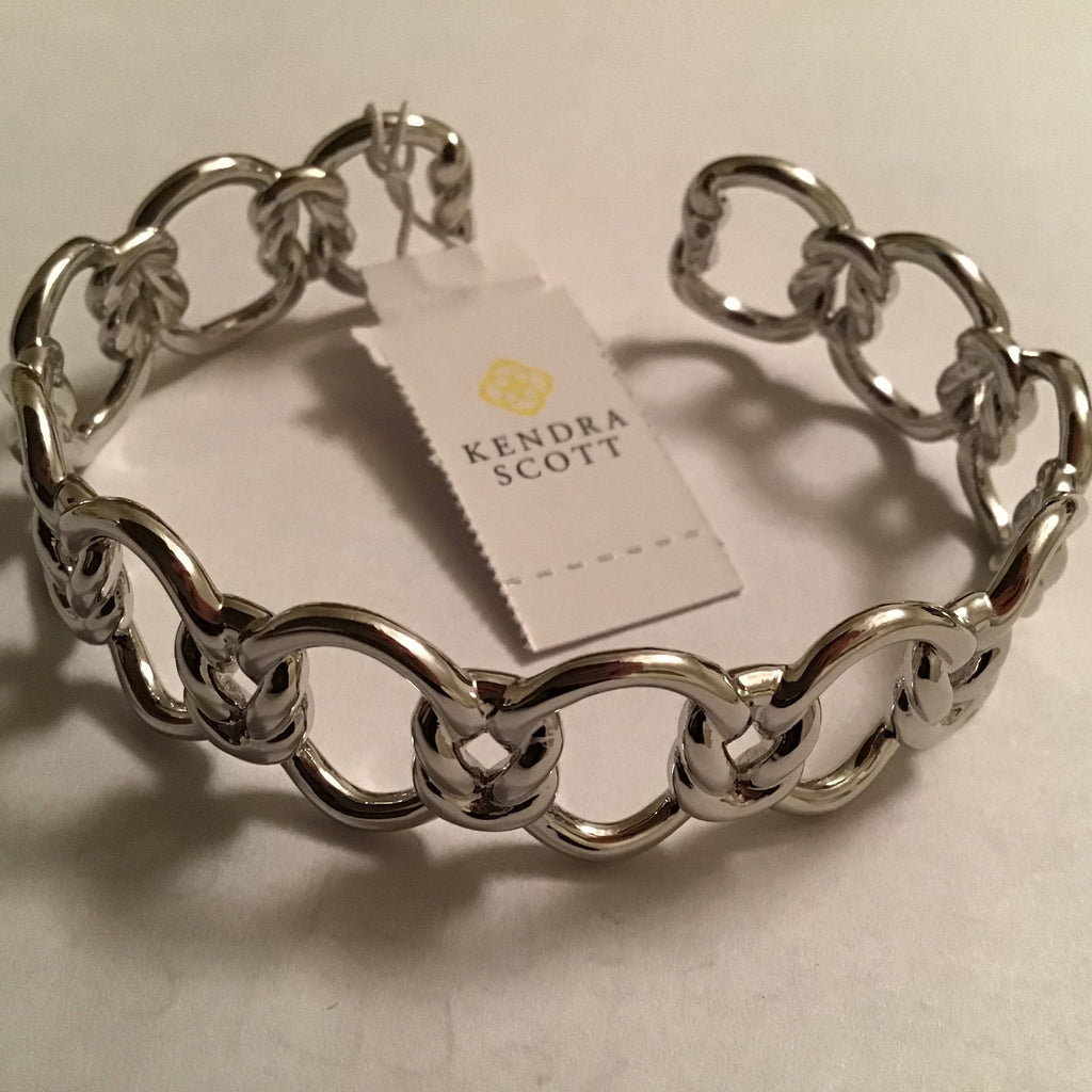 Kendra Scott Fallyn Cuff Bracelet, Rhodium Plated