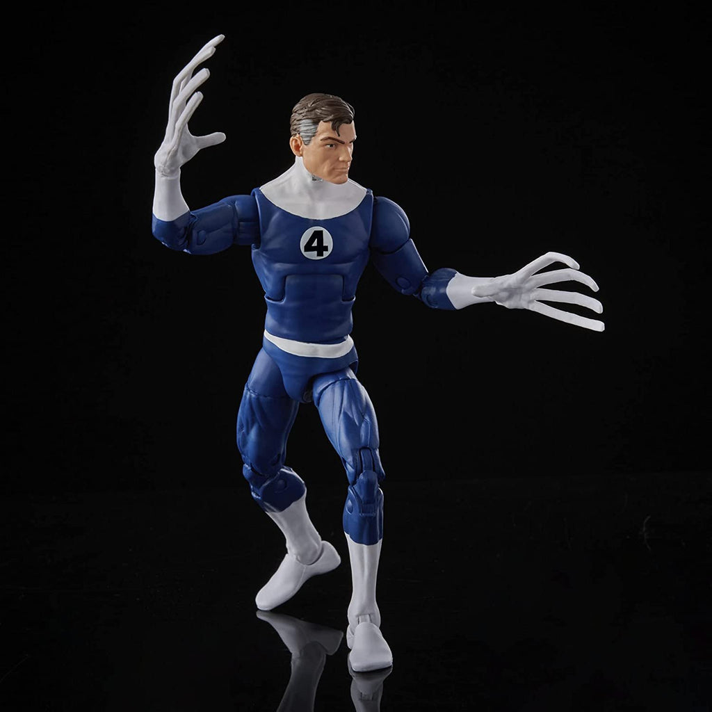 Hasbro Marvel Legends Series Retro Fantastic Four Mr. Fantastic 6-inch Action Figure Toy, Includes 4 Accessories