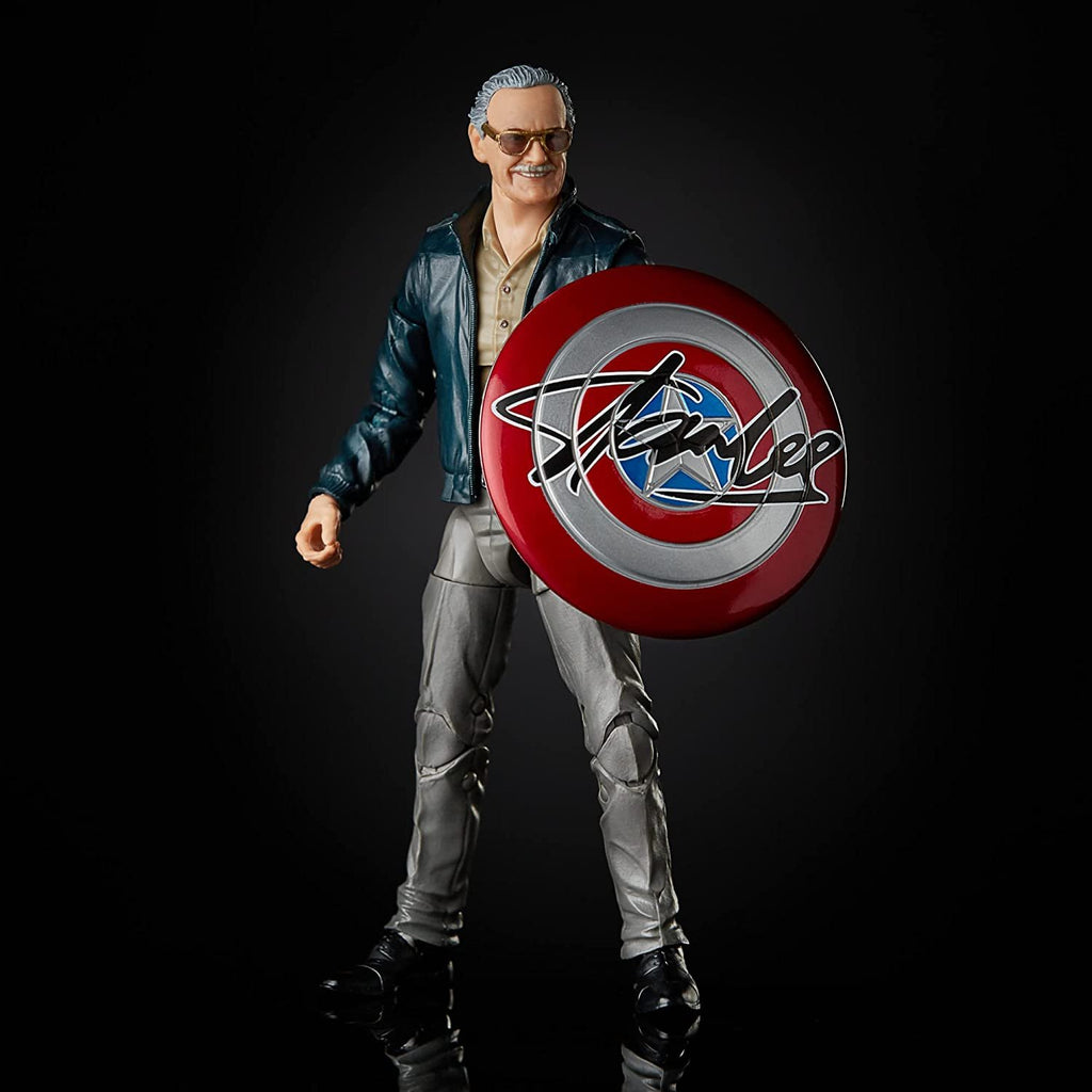 Marvel Hasbro Legends Series 6" Collectible Action Figure Toy The Avengers Cameo Stan Lee, Includes 2 Accessories