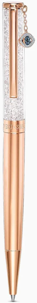 Swarovski Evil Eye Ballpoint Pen, White, Rose-Gold Tone Plated