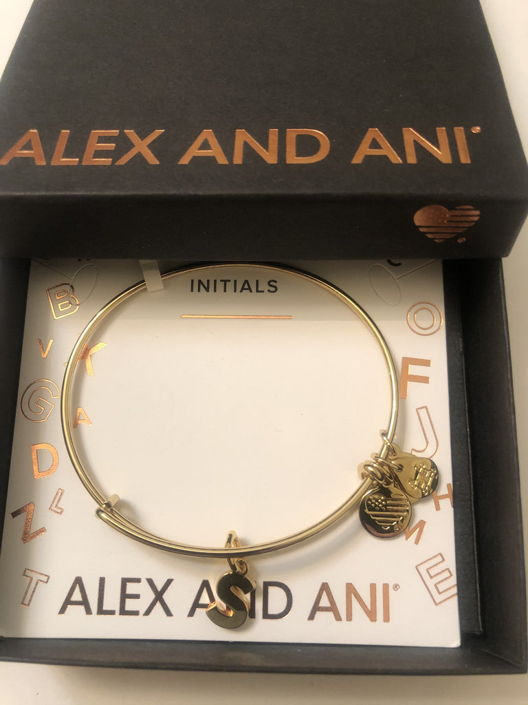 Alex and Ani Initial S III Bangle Bracelet