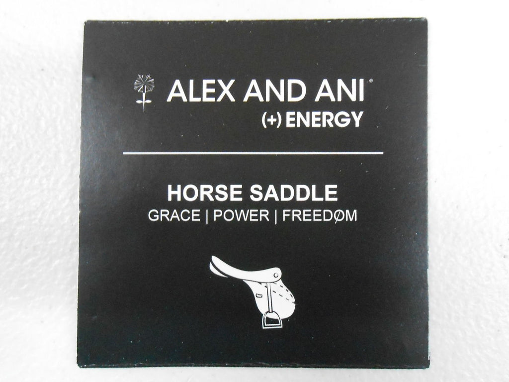 Alex and Ani Horse Saddle II Charm Bangle in Rafaelian Gold, AS14KD07RG