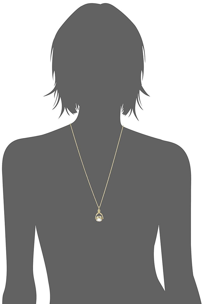 1928 Jewelry Vintage-Inspired Rotating Crystal Necklace, 30"