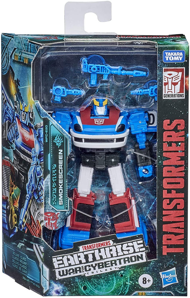 Transformers Toys Generations War for Cybertron: Earthrise Deluxe WFC-E20 Smokescreen Action Figure - Kids Ages 8 and Up, 5.5-inch