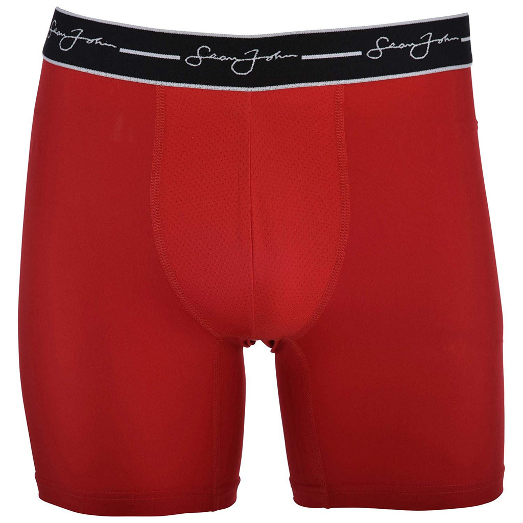 Sean John Mens Performance Boxer Briefs - 3 Pack Stretch Athletic Fit Underwear