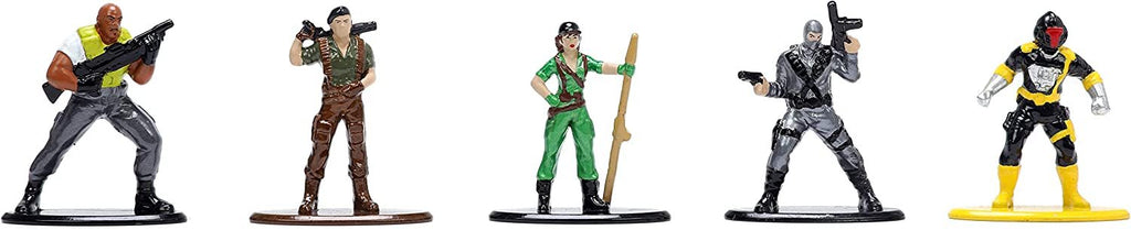 Jada Toys G.I. Joe 1.65" 18-Pack Die-cast Figures, Toys for Kids and Adults, 32913