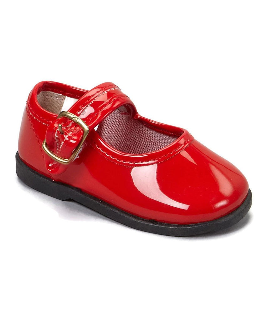 Patent Mary Janes Shoes Girls Infant and Toddler 1-10 Red,BLK,WHT,Pink,Beige NEW