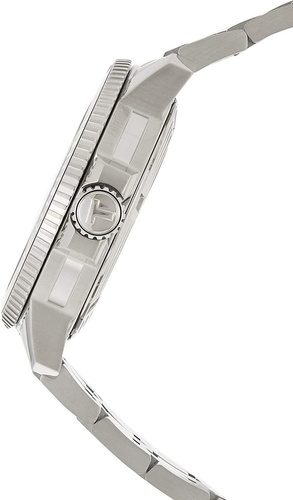 Tissot Men's Seastar 660/1000 Swiss Automatic Stainless Steel Strap, Grey, 21 Casual Watch (Model: T1204071105100)