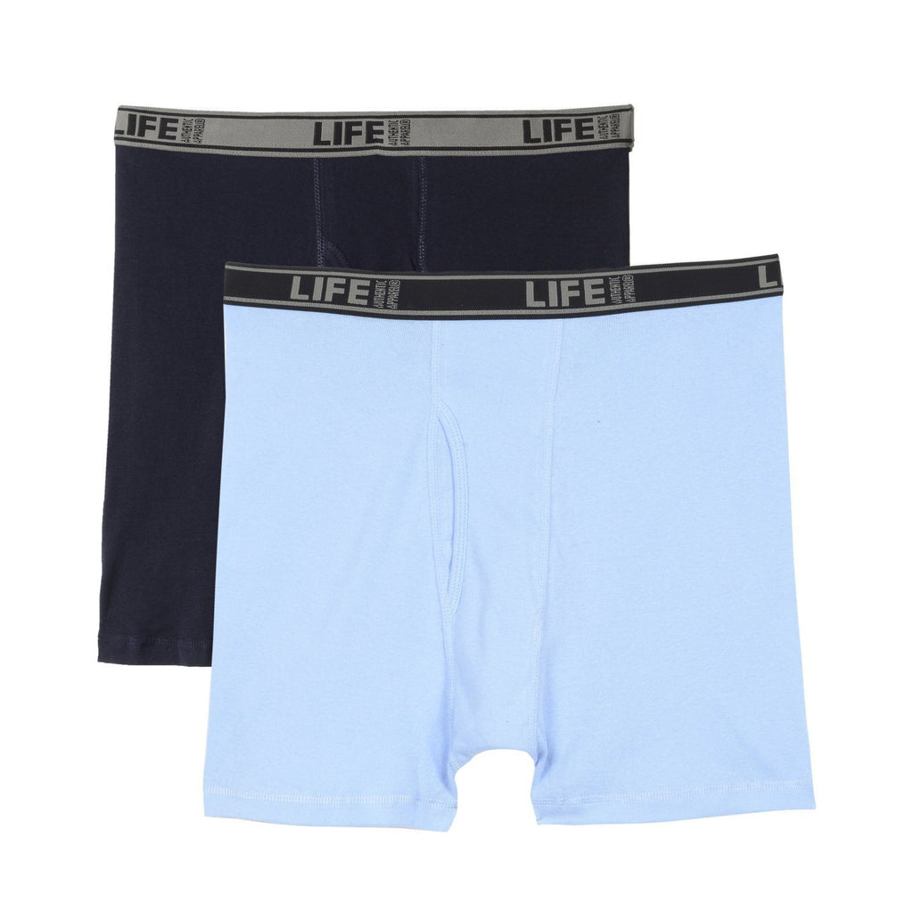 Life Men's 12 Pack Sexy Comfortable Breathable Soft Boxer Briefs 100% Cotton Underwear For Men