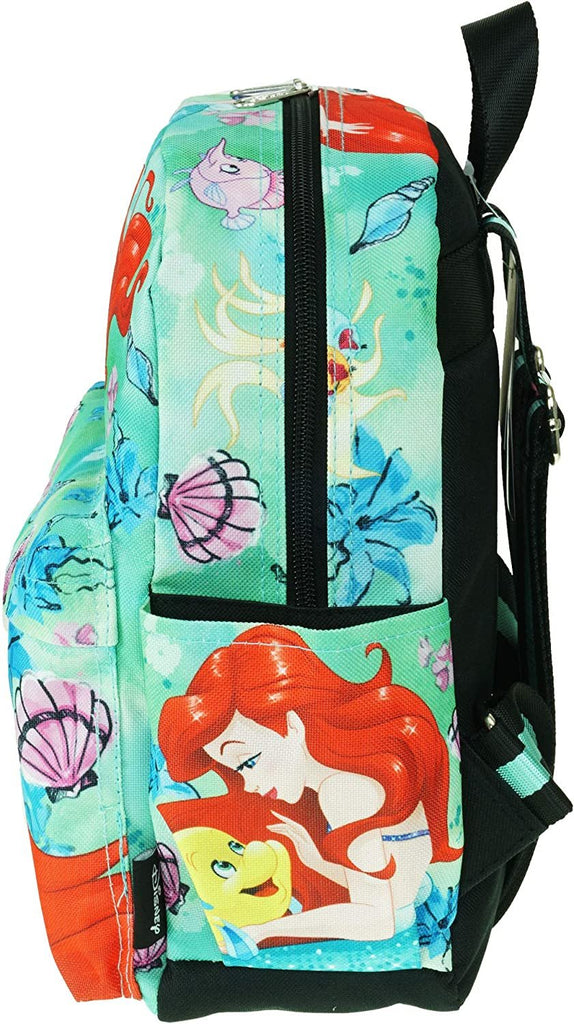 KBNL The Little Mermaid Ariel 12inch Deluxe Oversize Print Daypack A21328 Medium