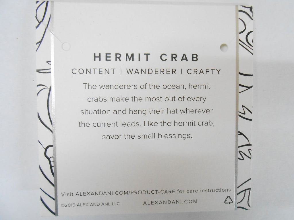 Alex and Ani Charity By Design Hermit Crab Expandable Gold-Tone Bangle Bracelet