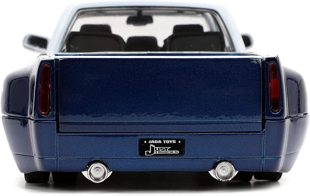 Jada Toys Just Trucks 1:24 1999 Chevy Silverado Dually Die-cast Car with Tire Rack, Toys for Kids and Adults