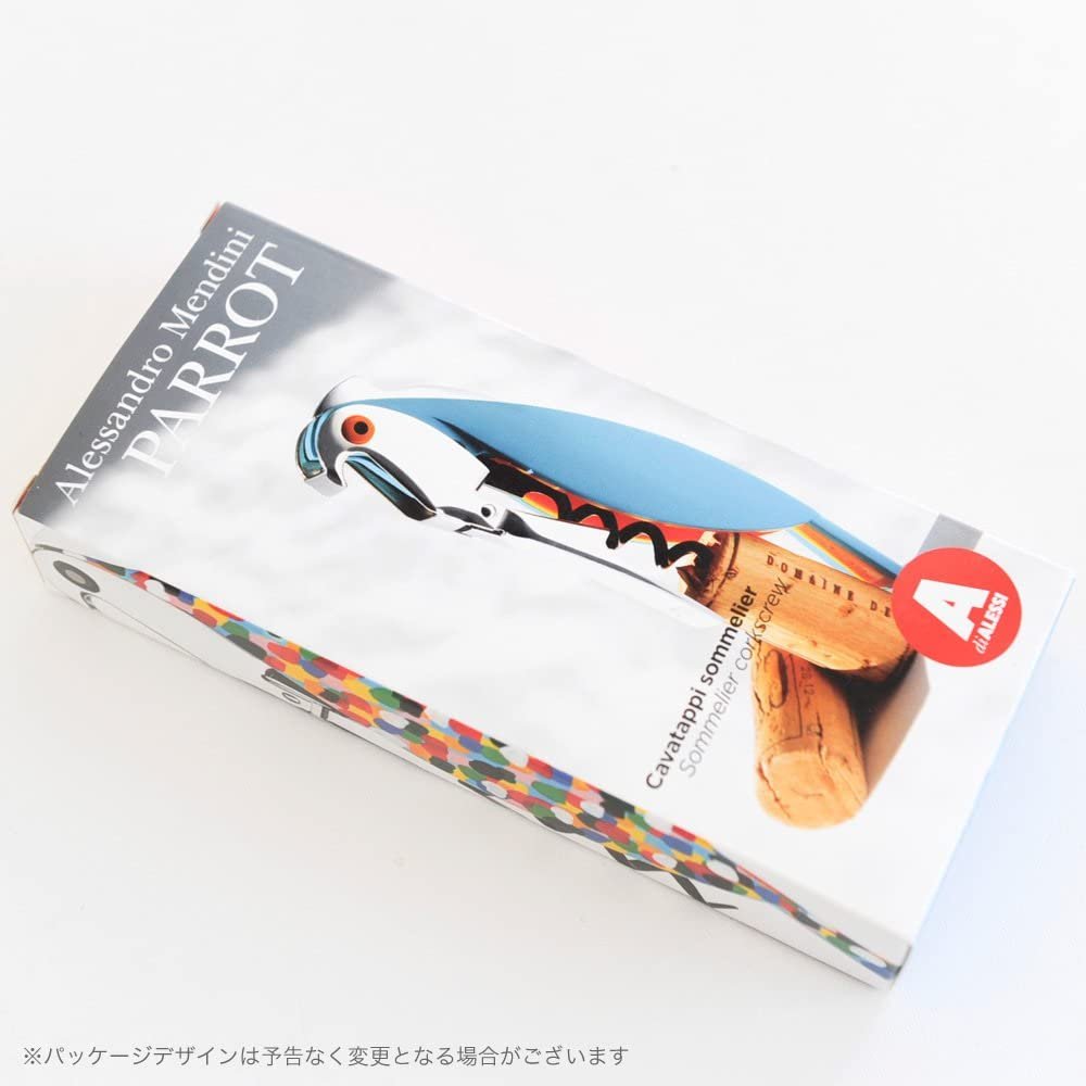 A di Alessi Parrot Corkscrew, Black