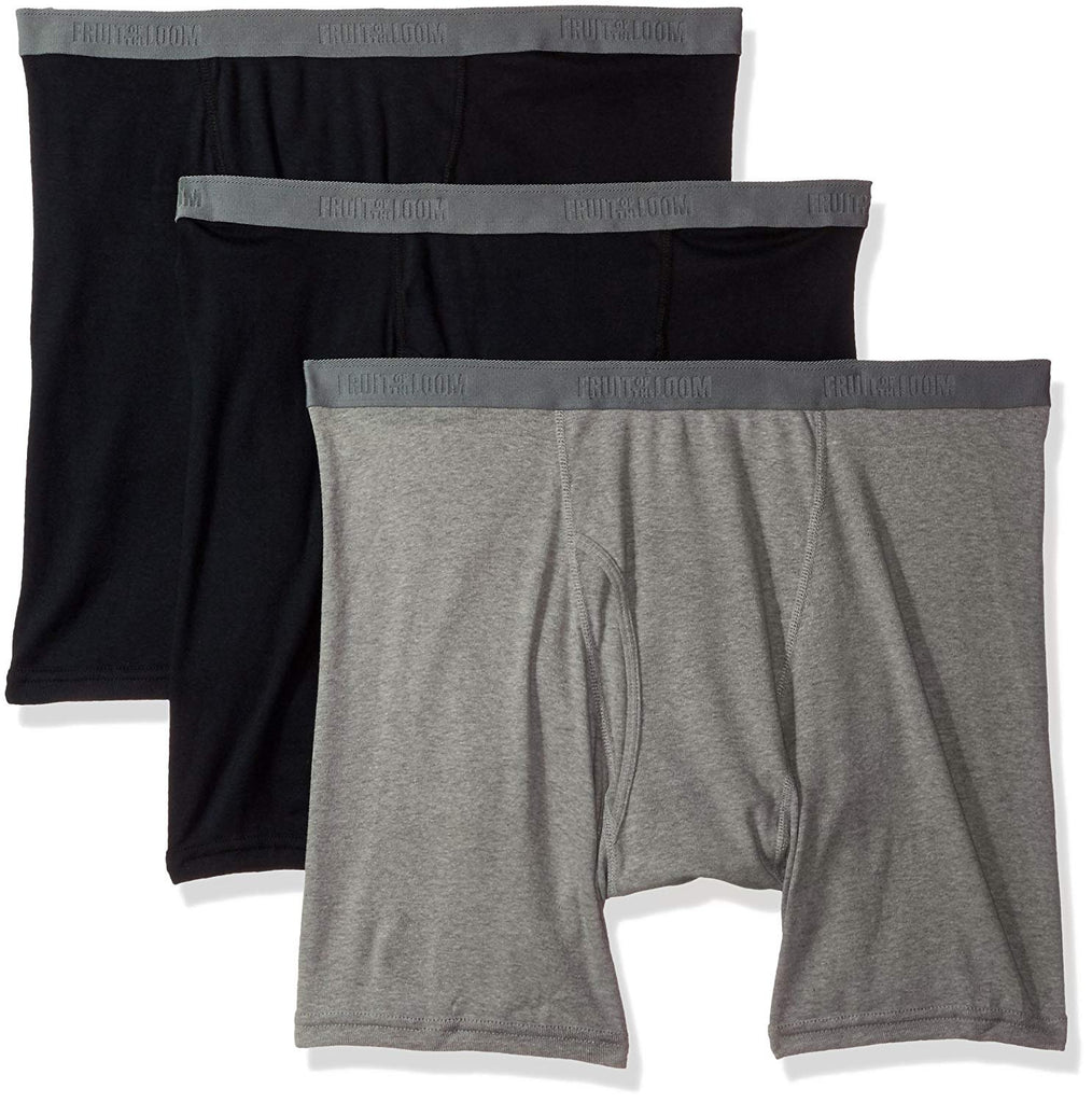 Fruit of the Loom Men's 3-Pack Big Man Premium Boxer Brief