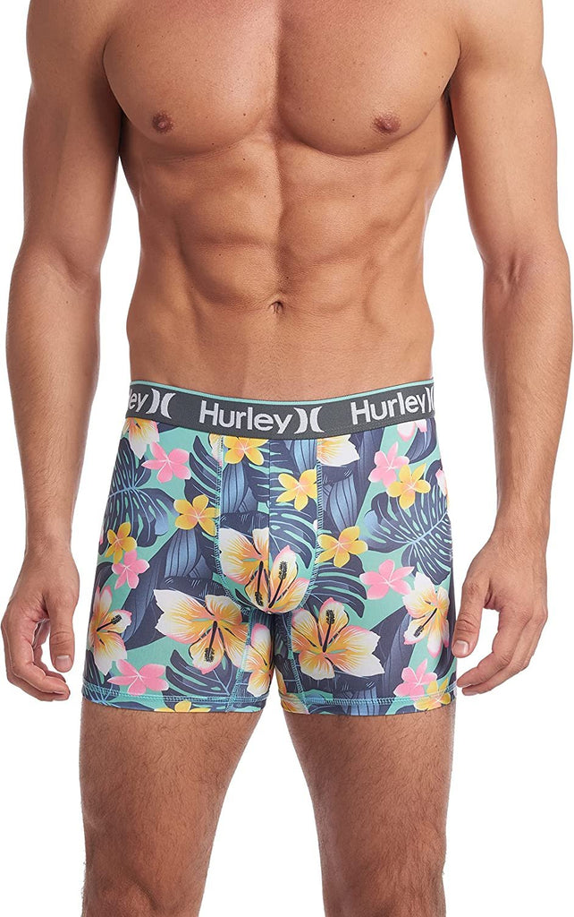 Hurley Men's 3 Pack Regrind Boxer Briefs