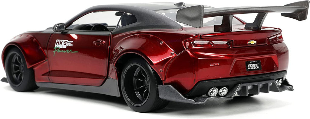 Jada Toys Big Time Muscle 1:24 2016 Chevy Camaro SS Widebody Die-cast Car, Toys for Kids and Adults