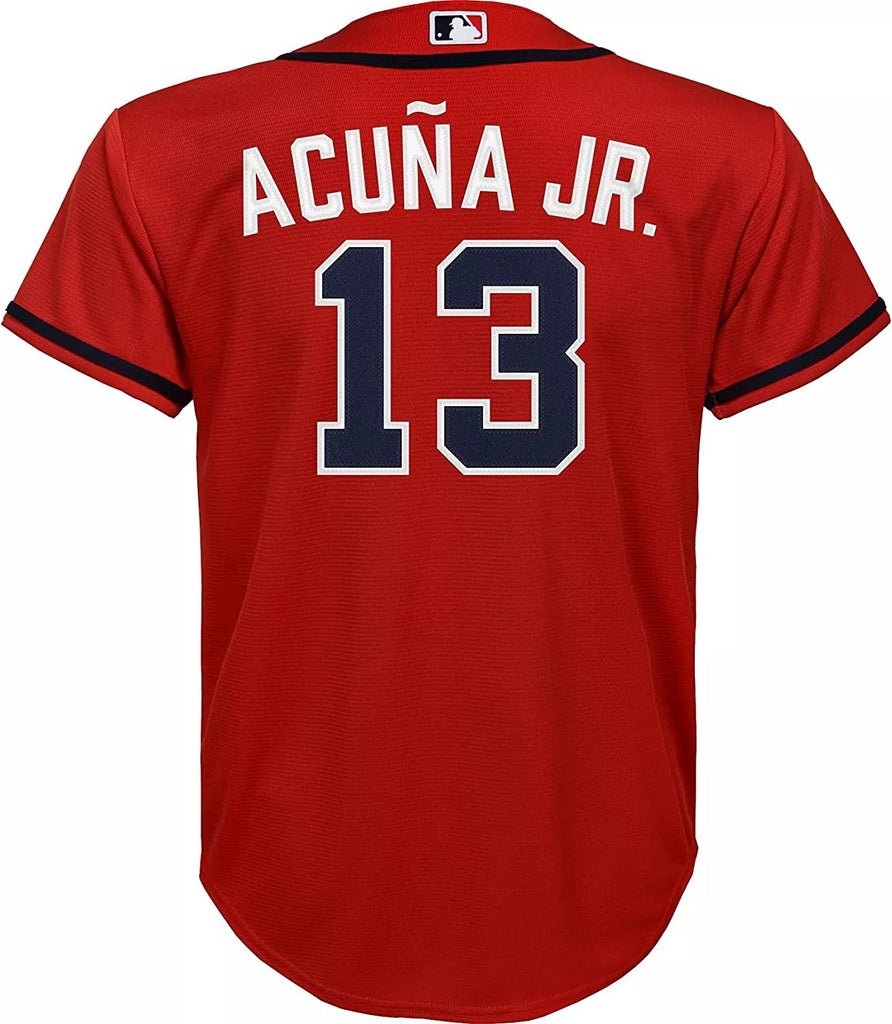 Outerstuff Ronald Acuna Jr. Atlanta Braves MLB Boys Youth 8-20 Player Jersey