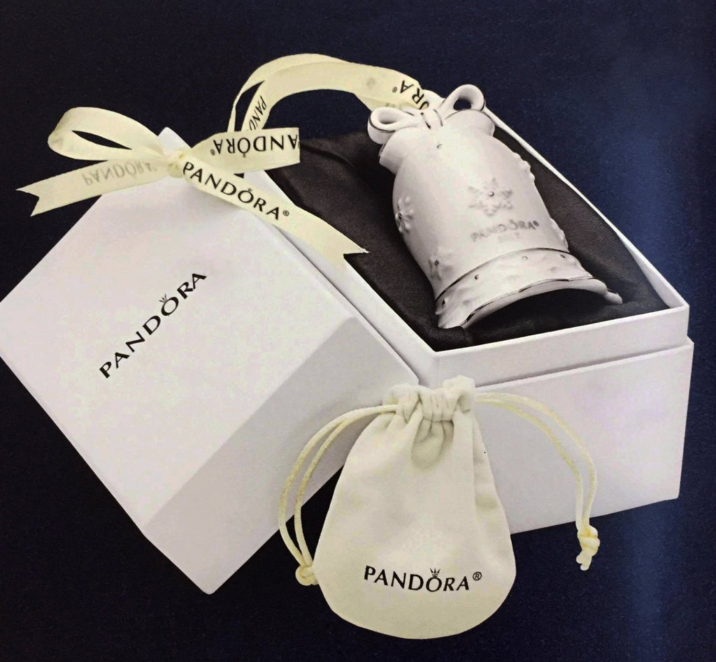 PANDORA 2017 Christmas Bell Ornament New In Box Limited Edition Authentic
