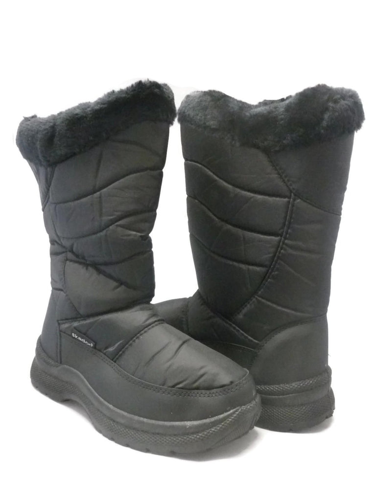 Ladies Black Snow Boots- SKADOO Winter Boots Sizes 5-11 Waterproof and Stylish!