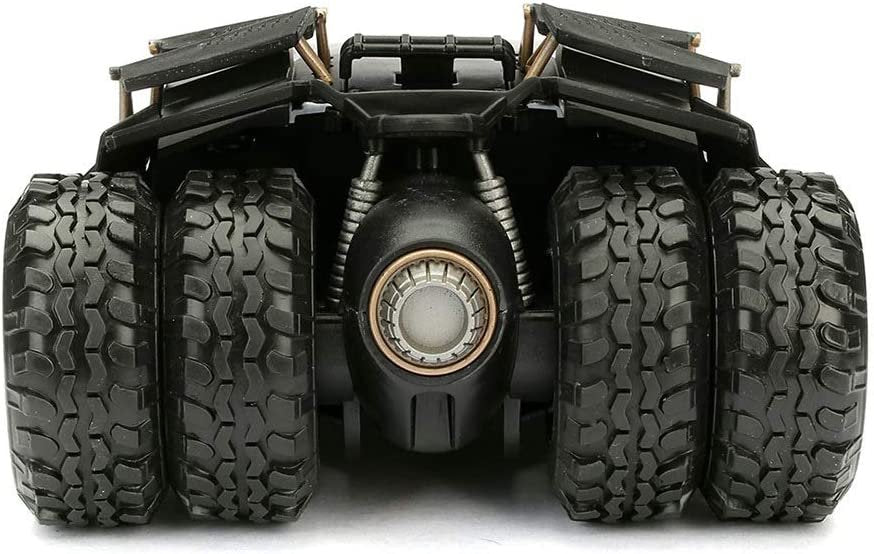 Jada Toys DC Comics 2008 The Dark Knight Batmobile With Batman figure; 1:24 Scale Metals Die-Cast Collectible Vehicle