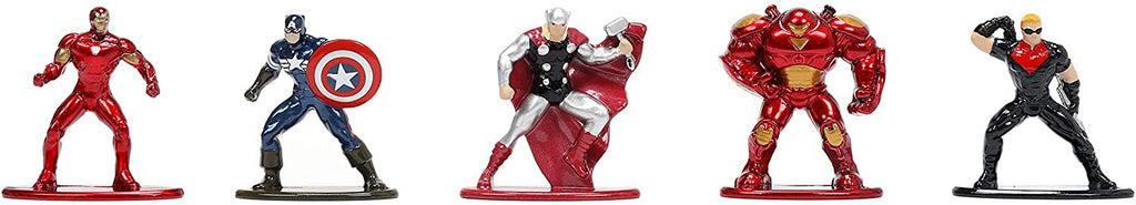 Jada Toys Marvel 1.65" Die-cast Metal Collectible Figures 20-Pack Wave 6, Toys for Kids and Adults