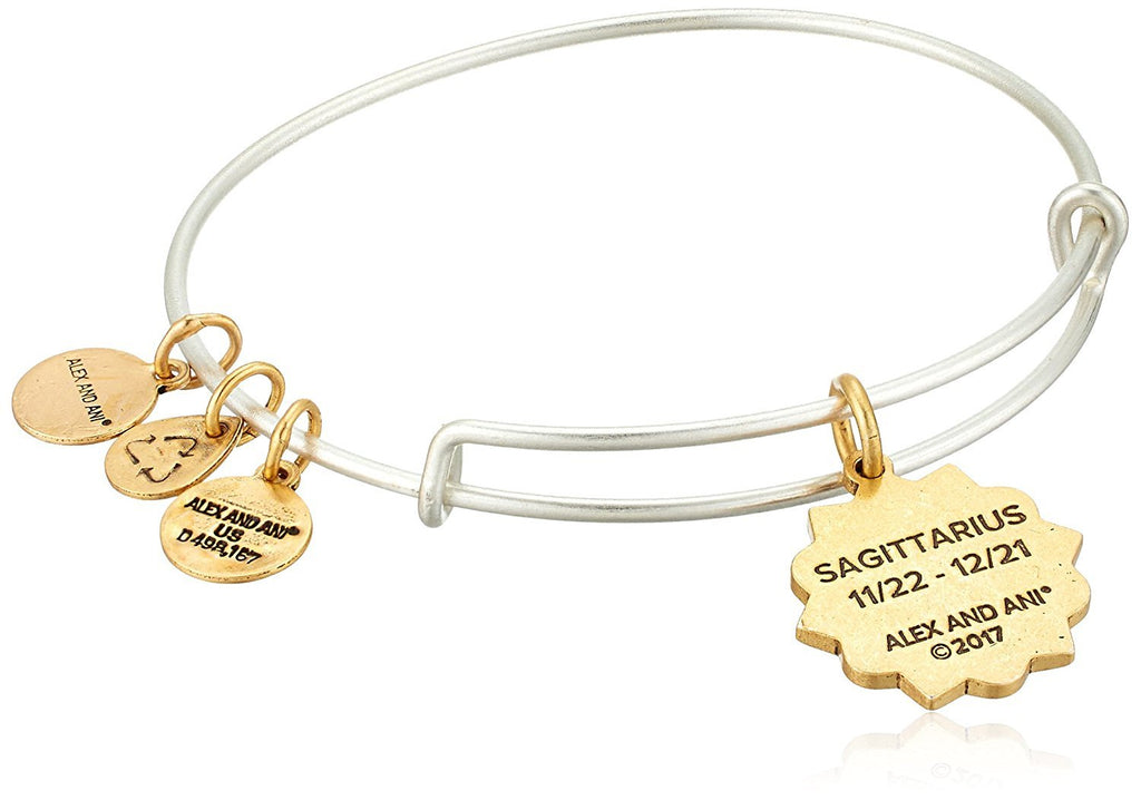 Alex and Ani Sagittarius Two Tone Bangle Bracelet NWTBC