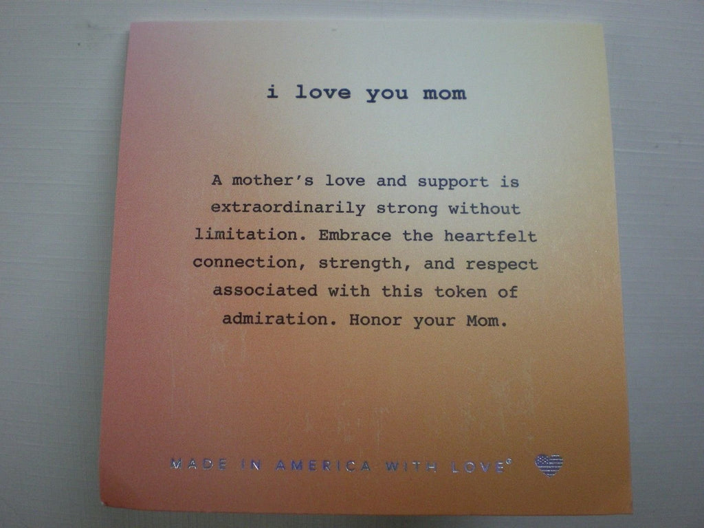 Alex and Ani I Love You Mom Set of Five Bangle Bracelet